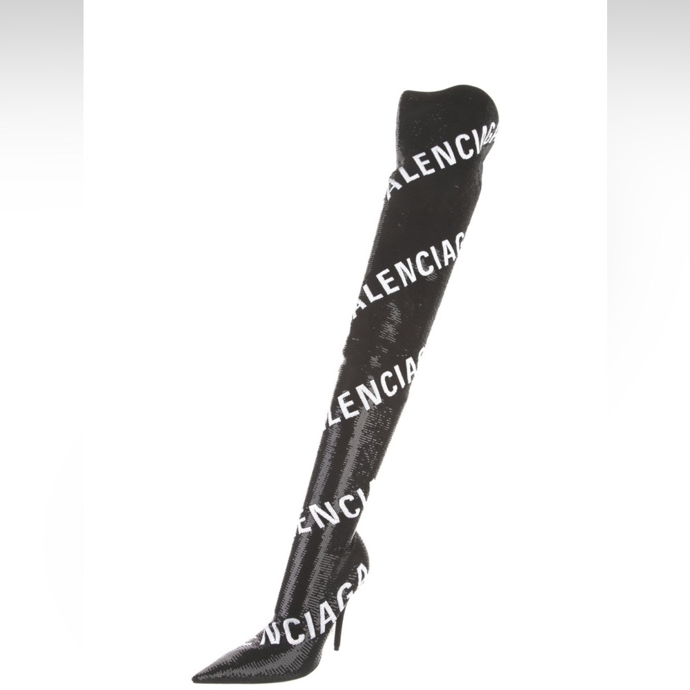 Balenciaga sequin boots